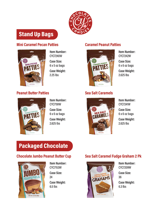 Confection Caramel Peanut Patties - Bulk