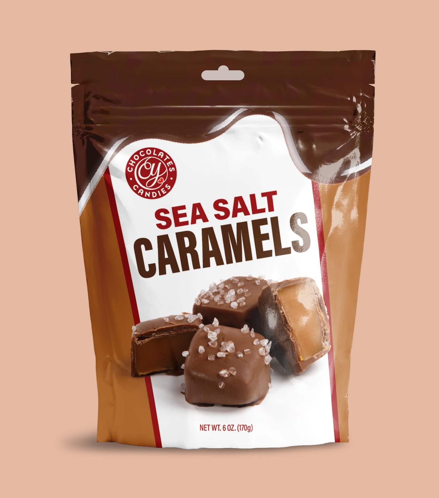 Milk Chocolate Sea Salt Caramels - Bulk
