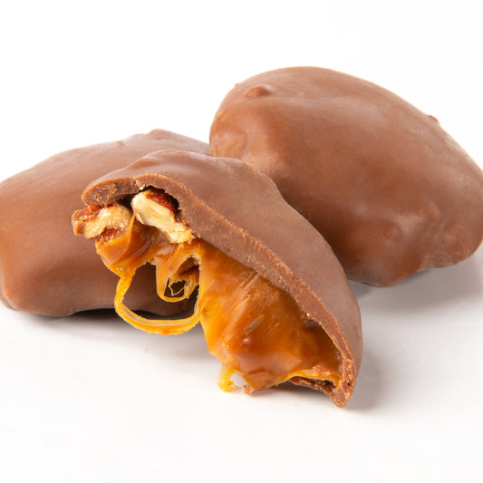Milk Chocolate Mini Pecan Patties - Bulk